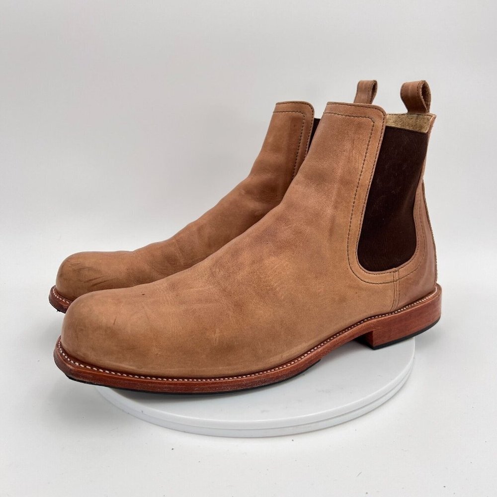 Men's Tan Chelsea Boots